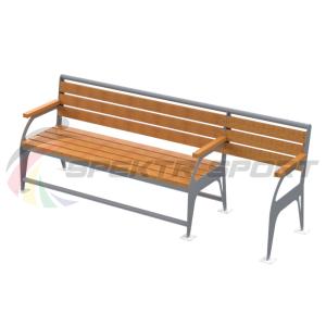 Купить Скамья с местом для коляски в Новочеркасске 